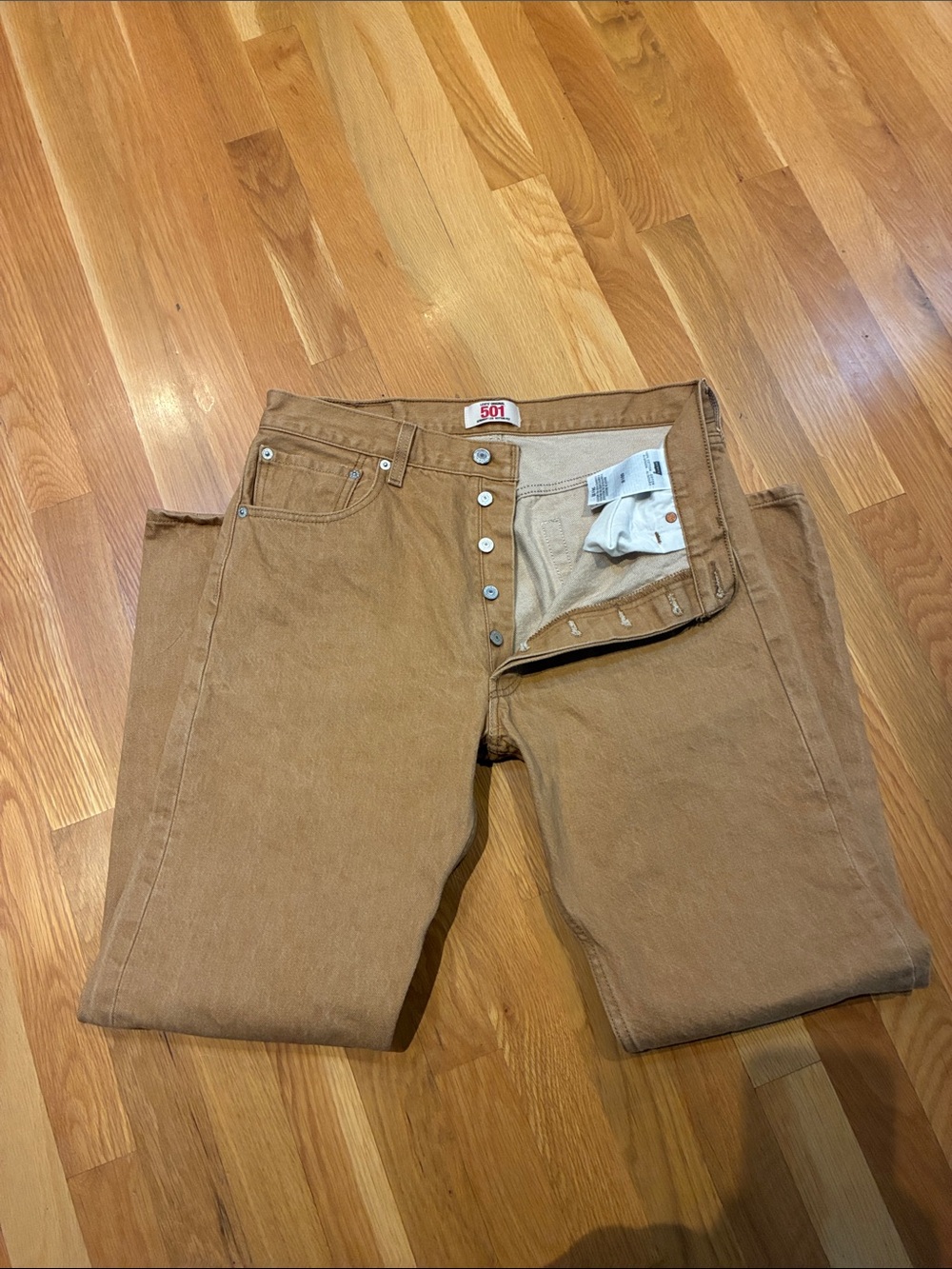 Vintage 501 Levi’s Original Button Fly Straight Leg 34 x 32
